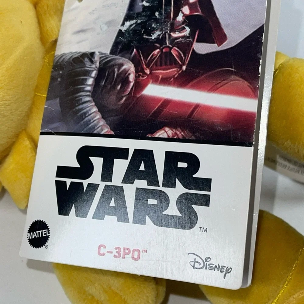 🆕Mattel Disney‎ 2021 Star Wars C-360 stuffed  plushie 9” NWT - 2 available